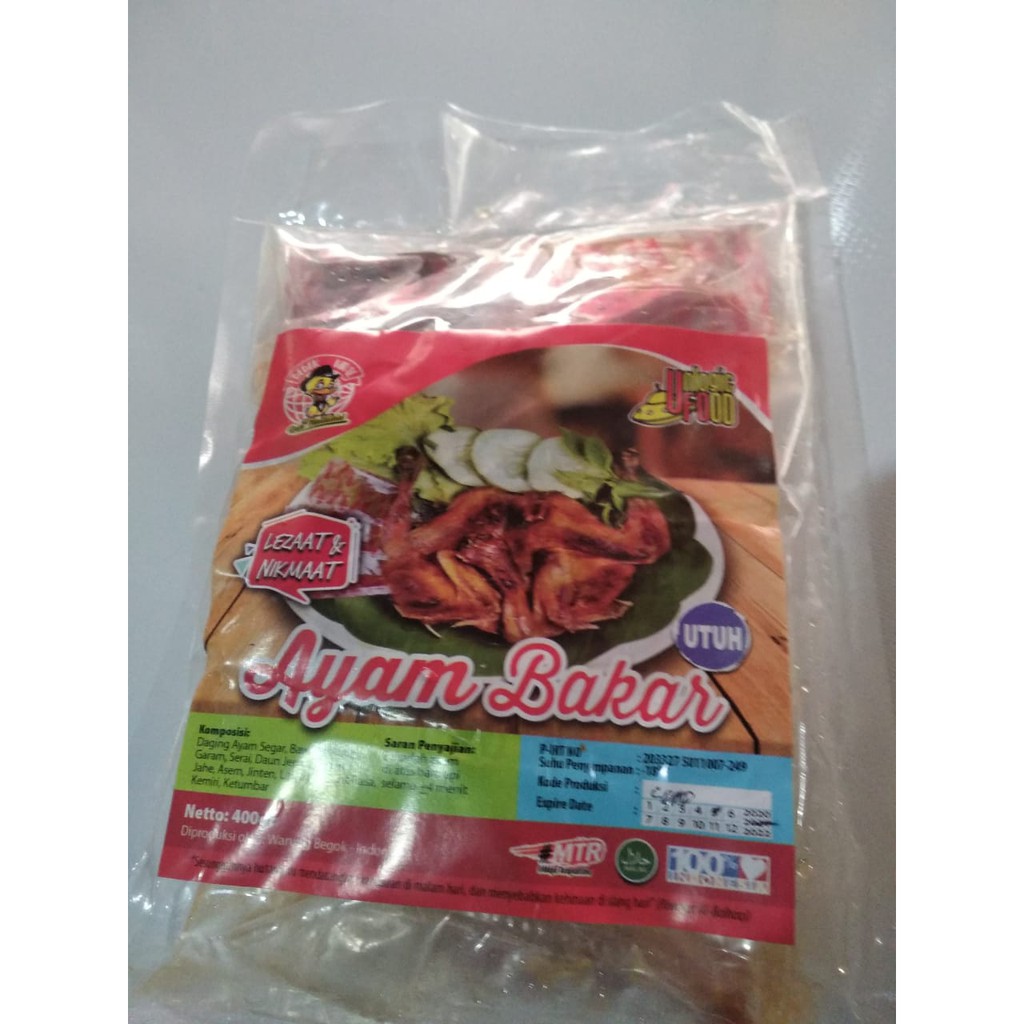 

Ayam Bakar Frozen | Ayam Frozen | Ayam Viral 400 gram