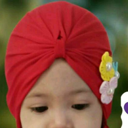 Turban Bayi Kiddy / Turban Anak / Turban Balita Kupluk Bayi  Wanita KD 4703