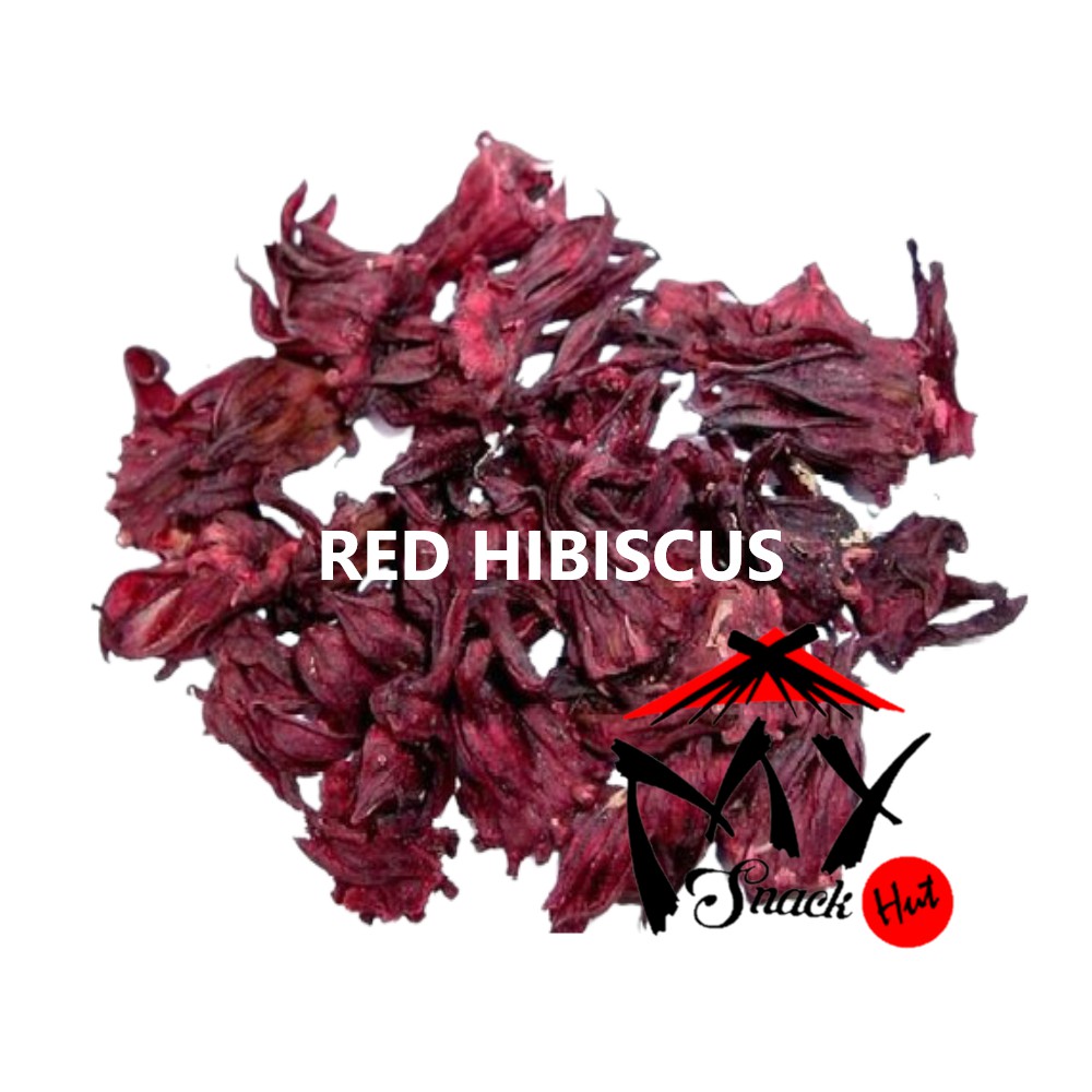 TEH BUNGA HIBISCUS 5GR - NATURAL ORGANIC RED ROSELLA ROSELA ROSELLE FLOWER TEA - FURONG HUA CHA 芙蓉花茶