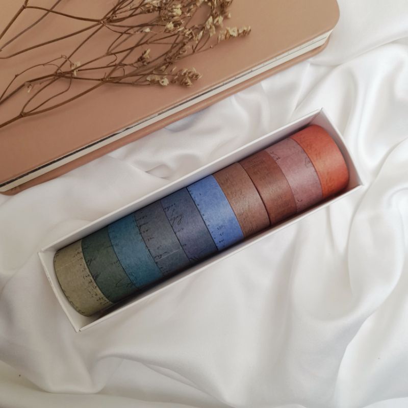 

Washi Tape Vintage Selotip Motif Lucu untuk Journaling Diary Notes Stasionary DIY