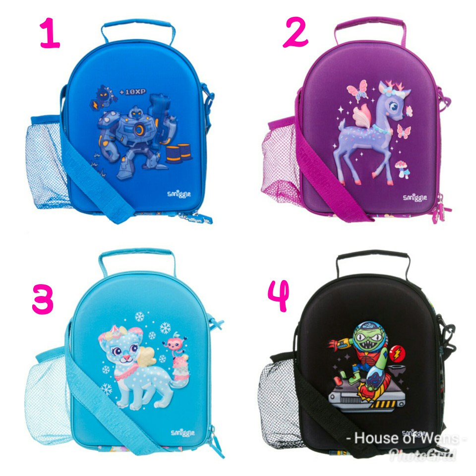 PROMO  SMIGGLE UNIVERSE CURVED HARDTOP LUNCHBOX W/STRAP - TAS BEKAL SMIGGLE