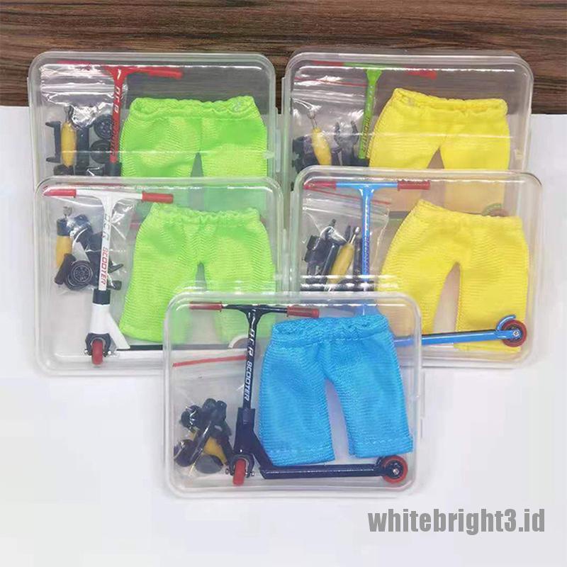 (white3) Skuter Jari Mini Bahan Alloy Dengan Alat Reparasi