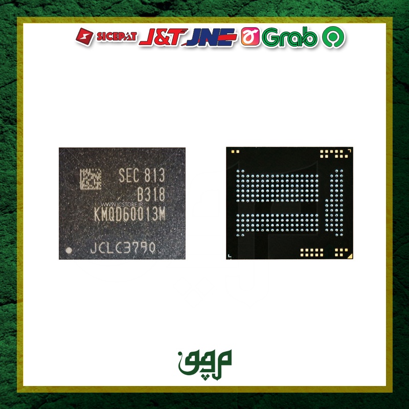IC EMMC KMQD60013M-B318 USED / EMMC KMQD60013M-B318 kmqd60013m TESTED