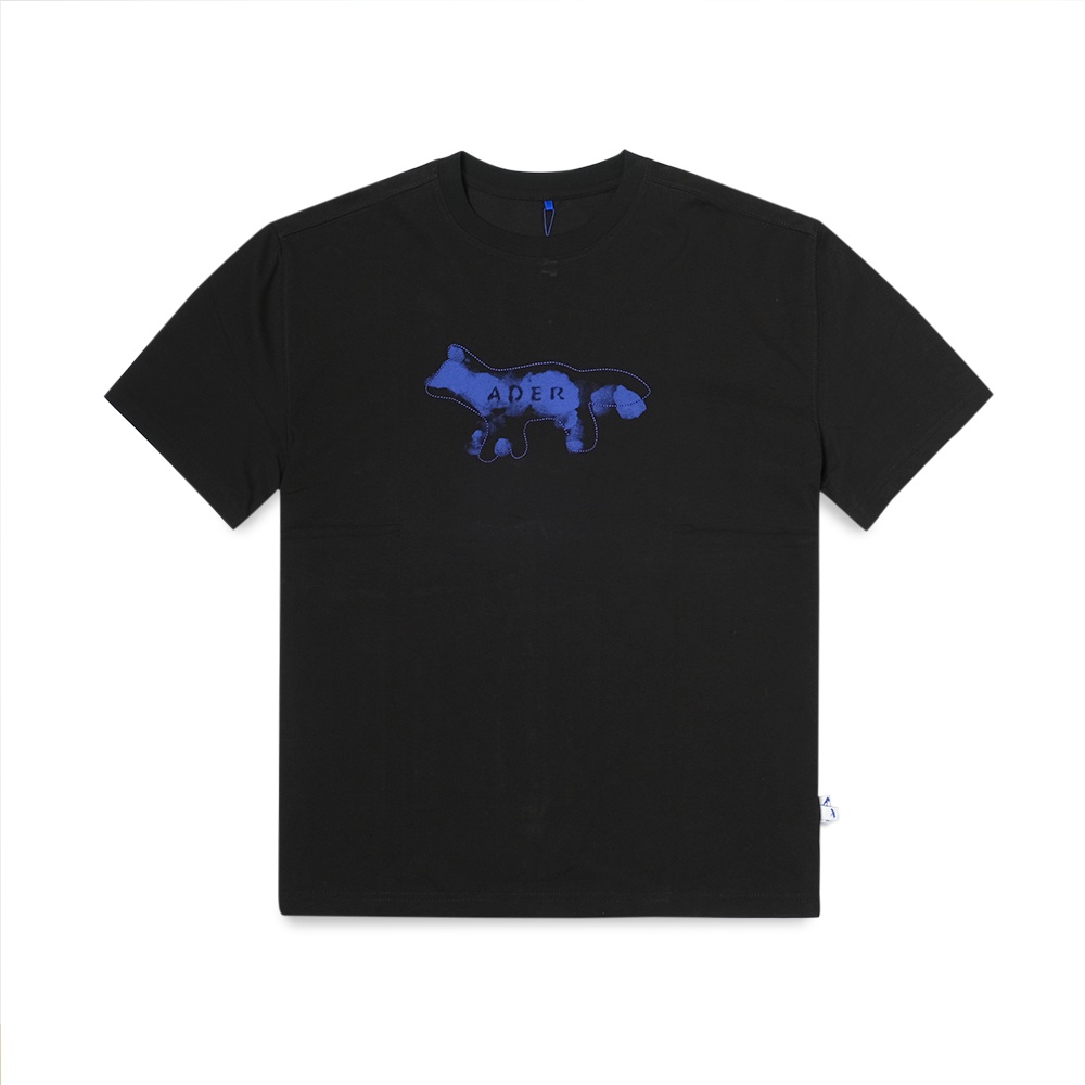 Ader Error Fog Fox T-Shirt Black