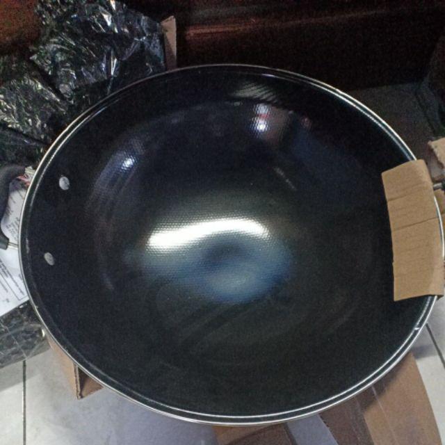 Wok Penggorengan Serbaguna Wajan Enamel Anti Lengket 34 Cm