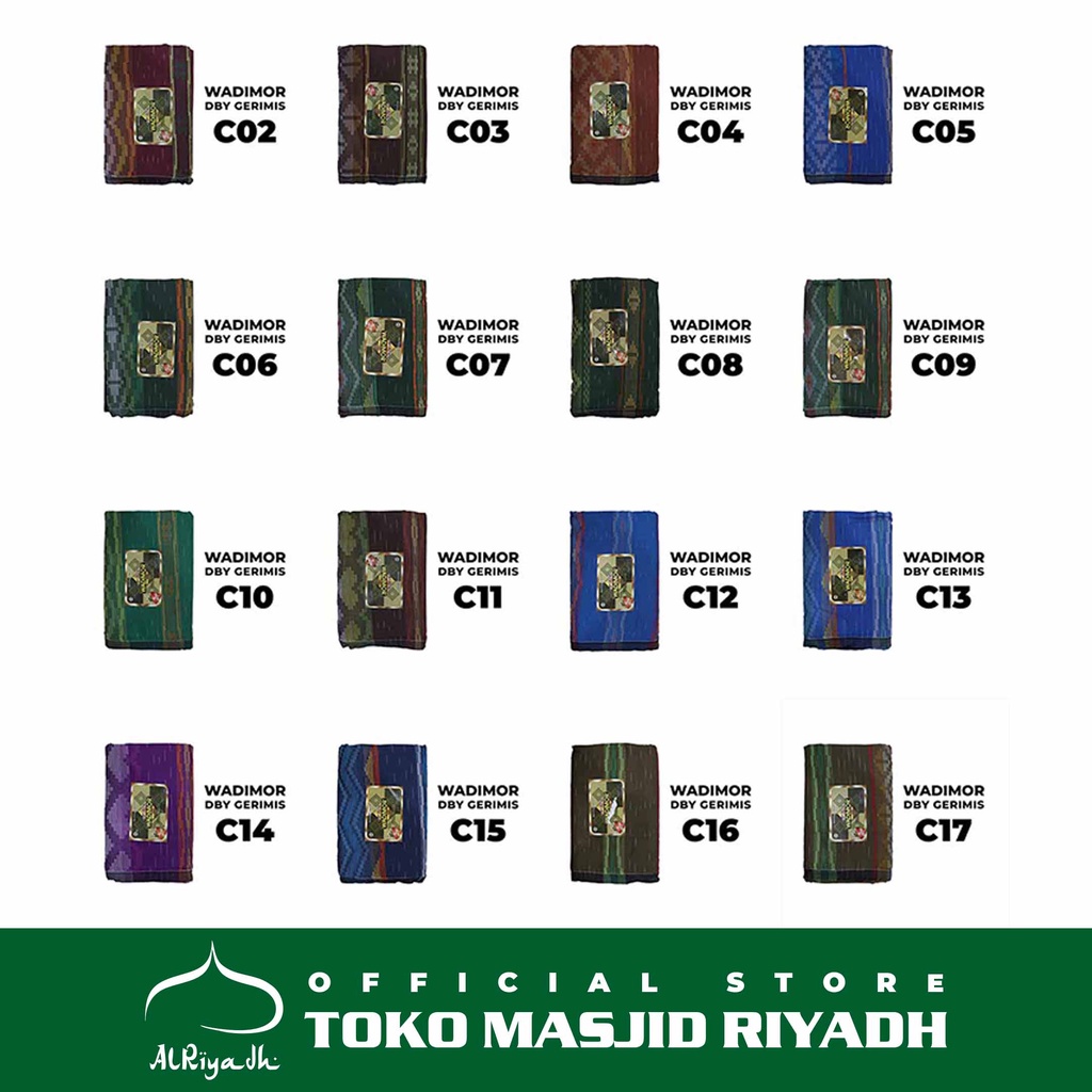 Sarung Wadimor Motif Dobby Gerimis