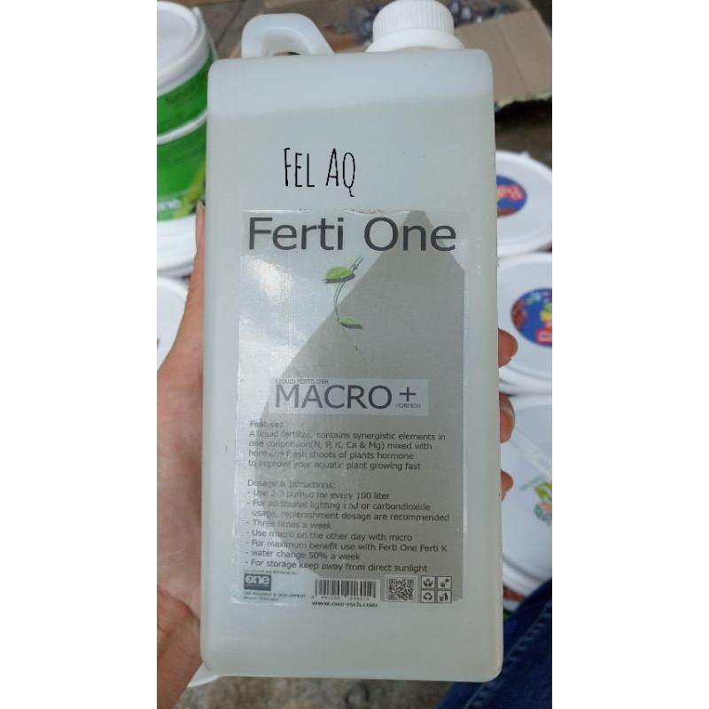 Ferti One Macro Pupuk Cair Aquascape 500ml 1 liter Aquarium