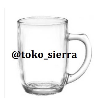 Gelas Es / Teh / Kopi Bir Beling Gagang Besar Bening IMG JK-603 | MG-909 | M1551 Bir Polos (1/2 Lusi