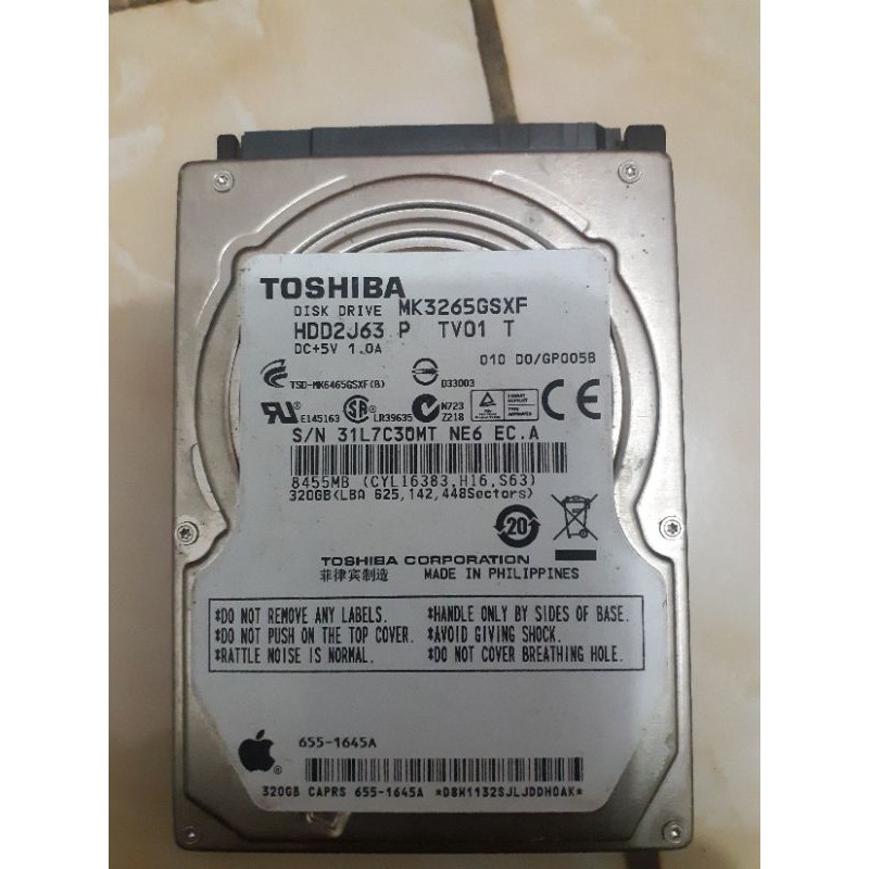HDD 320Gb Toshiba