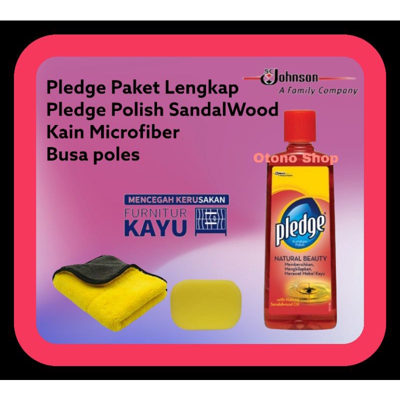 Pledge Furniture Polish Sandalwood - Paket Pledge - Pledge Furniture Polish Oil