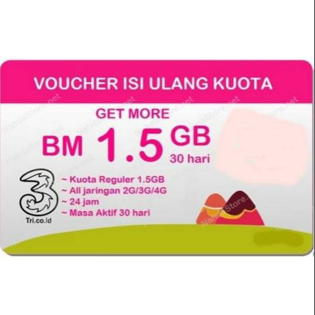 VOUCHER TRI 1 GB BM