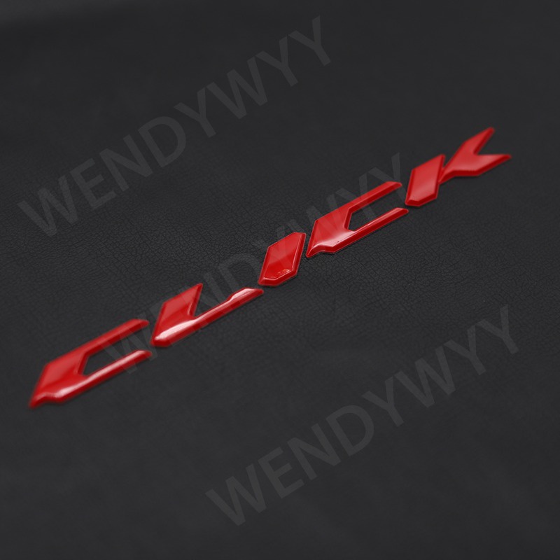 2pcs Stiker Emblem 3D Aneka Warna Anti Air Untuk Honda Click &amp; 125i / 150i