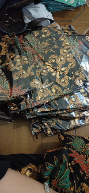 Batik Pria Lengan Panjang Batik Berkah Hrb026 Motif Keratonan Kode 002 Size M L Xl Xxl Reguler
