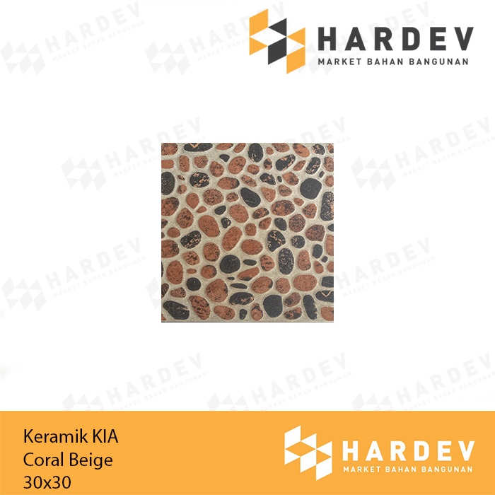 KERAMIK KIA 30X30 CORAL BEIGE KW1 - keramik lantai