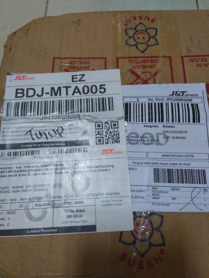 Payung Lipat 3 Silver Murah