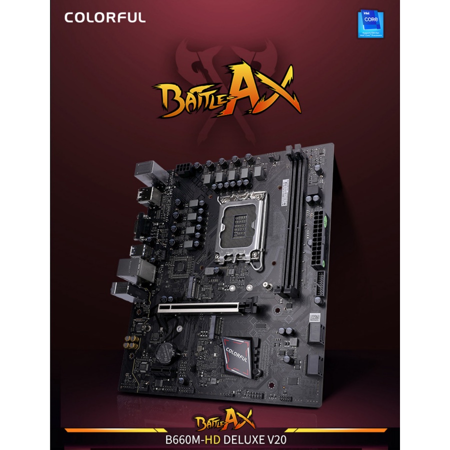 Motherboard Colorful BATTLE-AX B660M-HD DELUXE V20 (LGA1700, B660M)