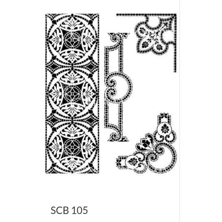 

Calambour Stencil Size 32.5 x 40 cm - SCB 105