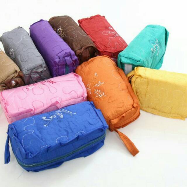 Mukena Parasut Dompet Warna Dan Motif Random