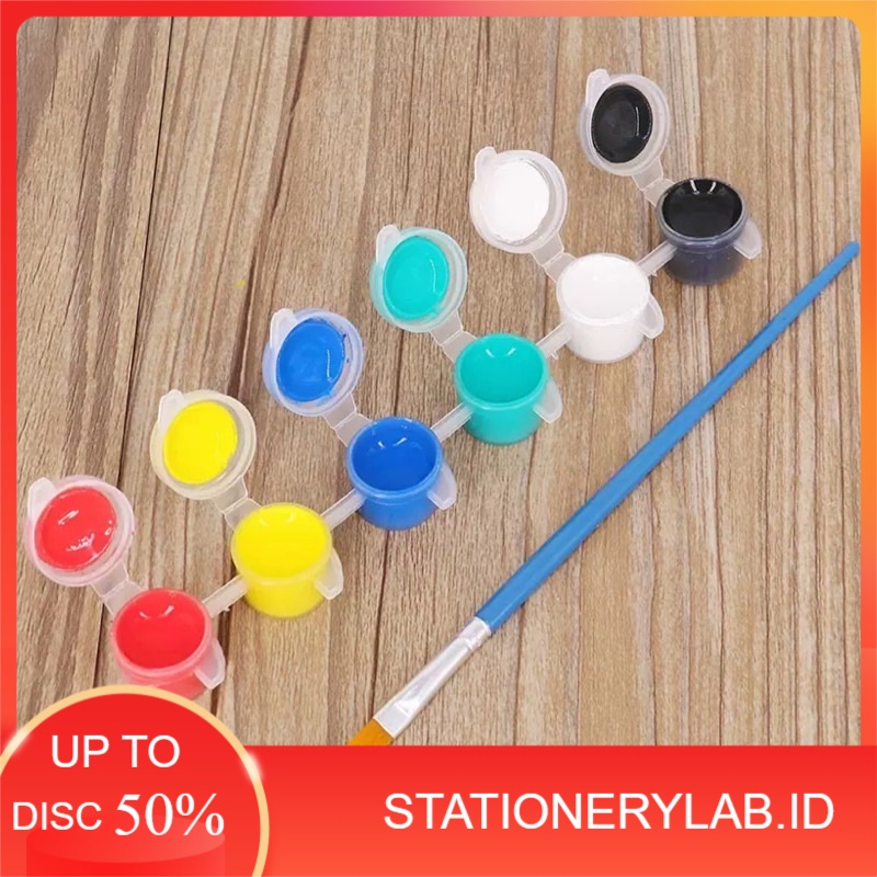 

LAB PL 079 | ALAT MELUKIS CAT AIR WARNA 6 WARNA + 1 KUAS