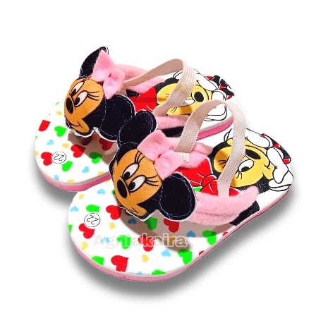 Sandal Bayi Motif Boneka Micky Mouse Terbaru Lucu