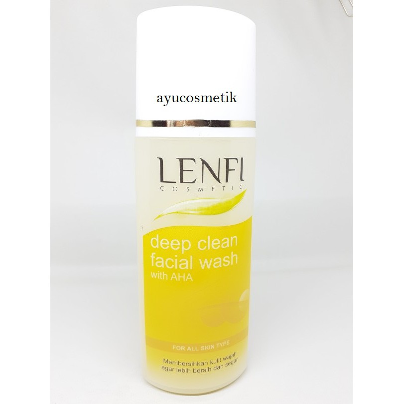 LENFI DEEP CLEAN FACIAL WASH AHA