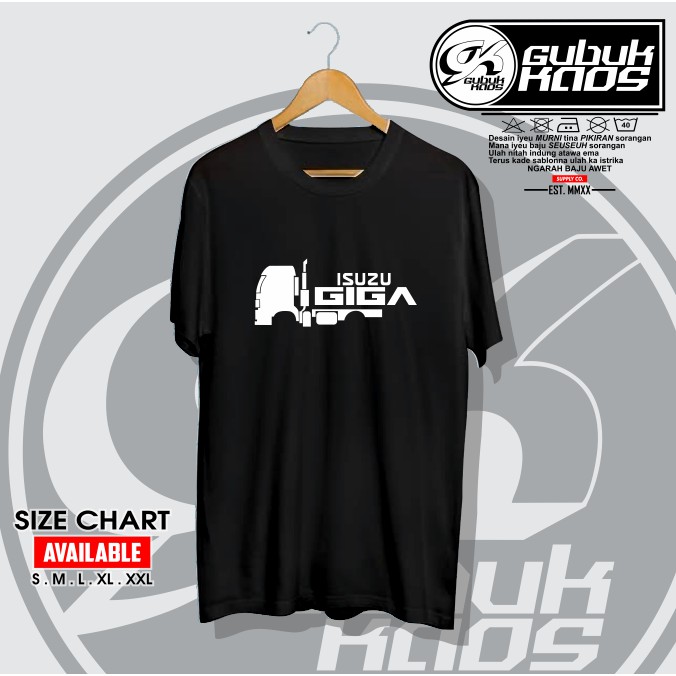 BAJU KAOS DISTRO VECTOR ISUZU GIGA - GUBUK.KAOS