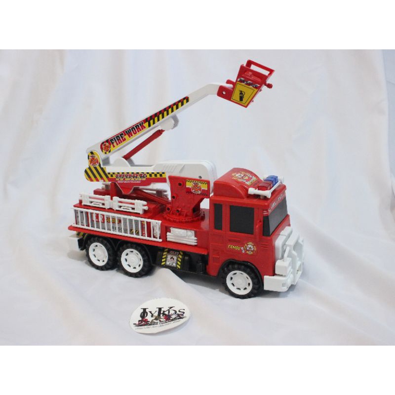Mainan Anak Mobil Pemadam Kebakaran Friction GBK 3014 FR / Fire Truck
