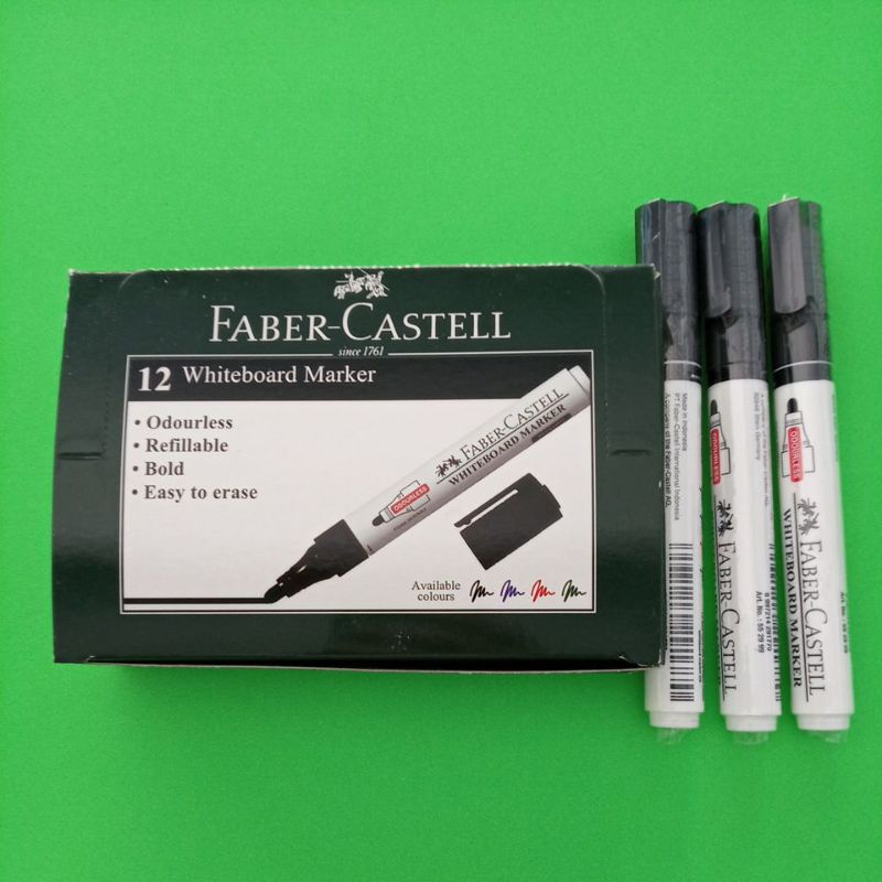 

Faber Castell Whiteboard Marker Hitam