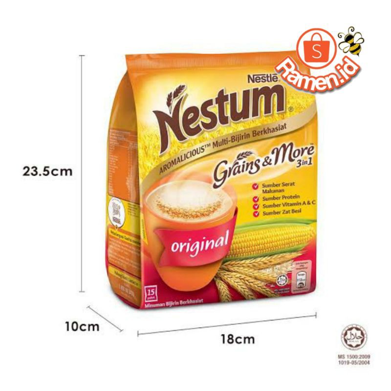 

Nestum Grains & More 3in1 Malaysia Original/Madu/Oat