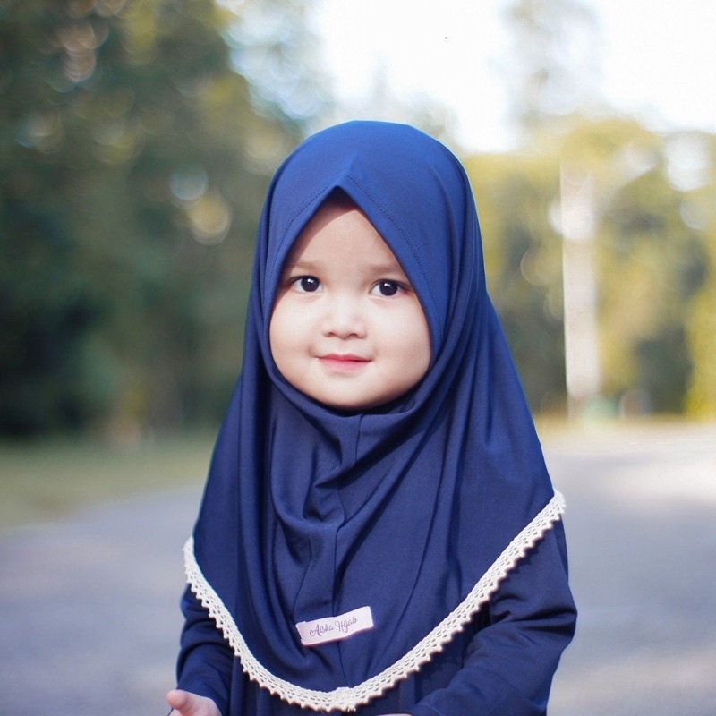 Jilbab Bayi Syria Instan Baby Renda