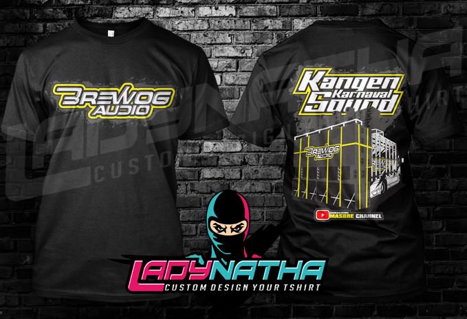 Kaos Pria JUMBO Brewog Audio Sound Sistem BIG SIZE XL XXL XXXL 4XL 5XL