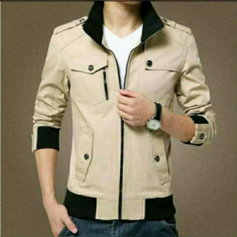 Jaket Semi Jas Casual Pria / Jaket Keren / Jaket Katun