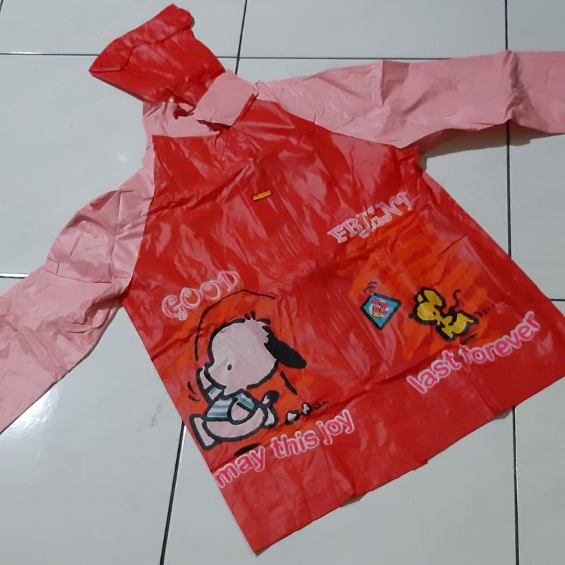 si ELC304 MIO JAS HUJAN SETELAN BAJU CELANA ANAK