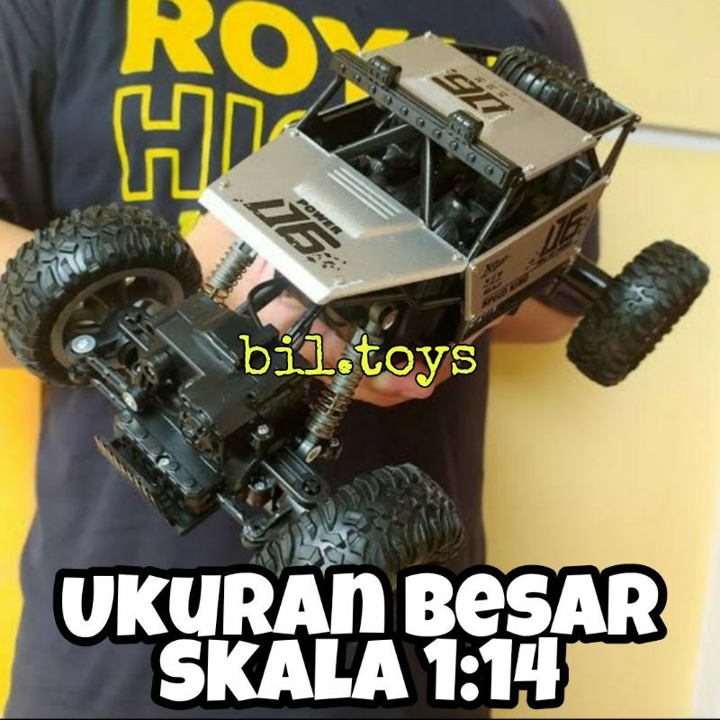 RC ROCK CRAWLER BESAR SKALA 1/14 MAINAN ANAK REMOTE CONTROL
