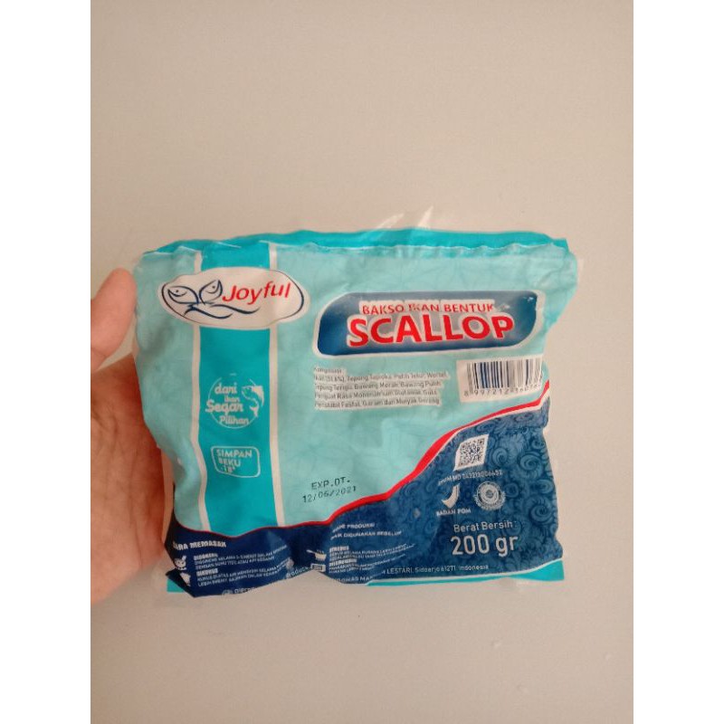 

SBY JOYFUL Bakso Ikan berbentuk Scallop 200gr