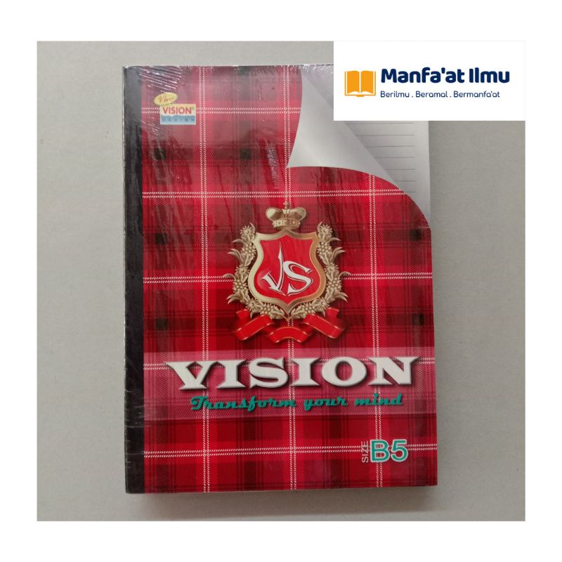 

Buku Tulis Isi 42 Lembar VISION B5 - Per Pak (isi 6 buku)