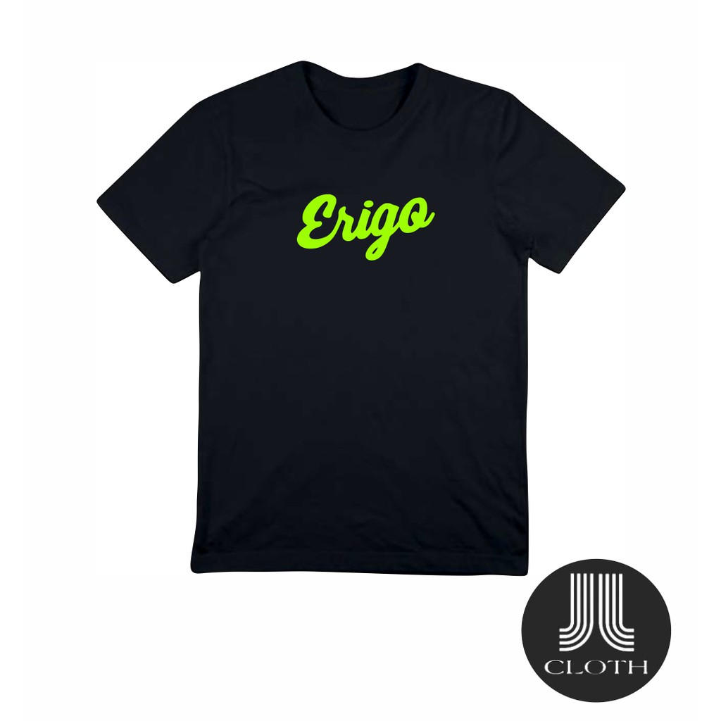 T-SHIRT BAJU KAOS DISTRO ERIGO BASIC STABILO PRIA WANITA COTTON COMBED 30S