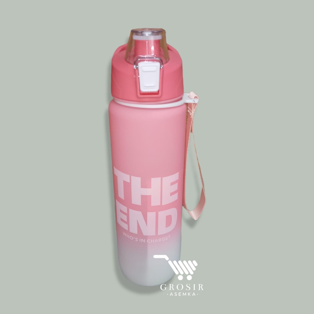 BOTOL MINUM 1 LITER TERBARU BOTOL MINUM TRITAN PASTEL KOREA VIRAL BOTOL MINUM MOTIVASI FREE STICKER 2D DAN 3D