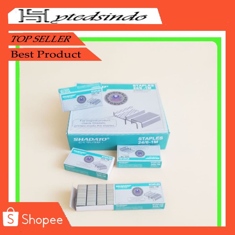 

Isi Stapler / Staples 24/6-1M No.3 1Pack (20 Box)-SHADATO