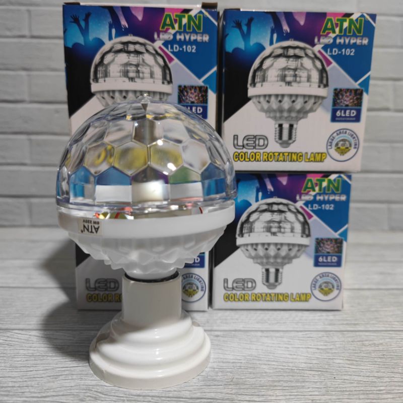 ATN LAMPU DISCO E27 6W LED HYPER LD-102