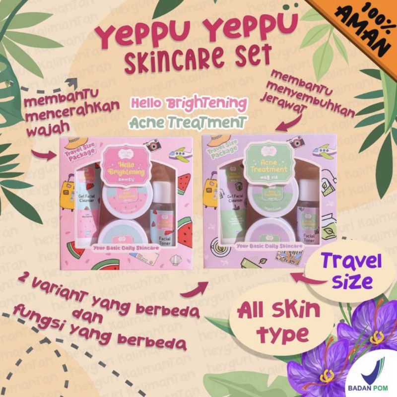 [ READY SIAP KIRIM ] SKINCARE YEPU YEPU BY KIYOWO