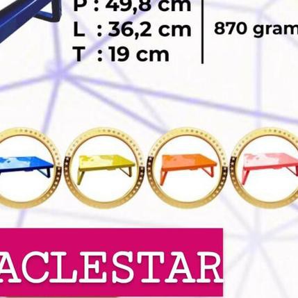 ➫ Kingdom Meja Lipat Belajar Anak Lesehan Makan Ngaji Lap Desk Plastik ✲