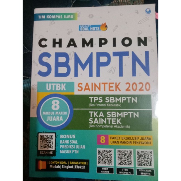 

Buku Champion SBMPTN SAINTEK 2020