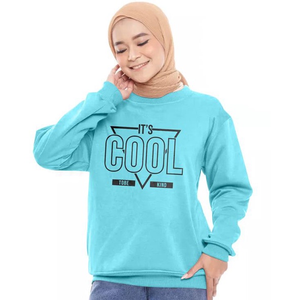 Kaos Lengan Panjang COOL / Kaos Sweatshirt / Atasan Wanita / Atasan Wanita Lengan Panjang