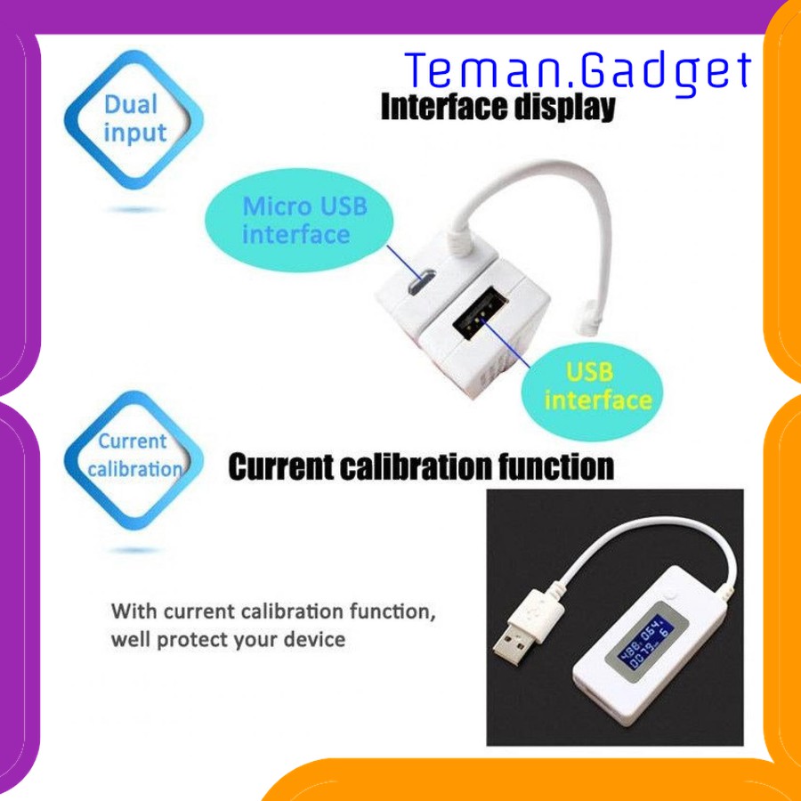 TG-AI022 KABEL USB TESTER VOLTASE &amp; AMPERE POWER BANK - KWS-V20