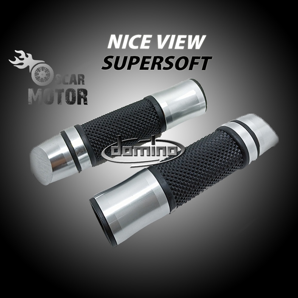 HANDGRIP JALU DOMIN0 FULL CNC SUPERSOFT STANG COVER JALU MIRING MODEL KTC RIZOMA NEW PCX motor