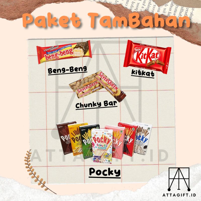 

(BISA COD) - PAKET SNACK TAMBAHAN UNTUK HAMPERS