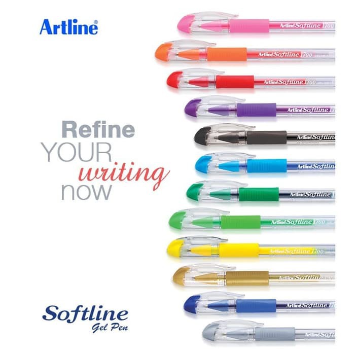 

Artline Softline Gel Pen / Pulpen Gel Softline EGB-1700 & EGB -1900