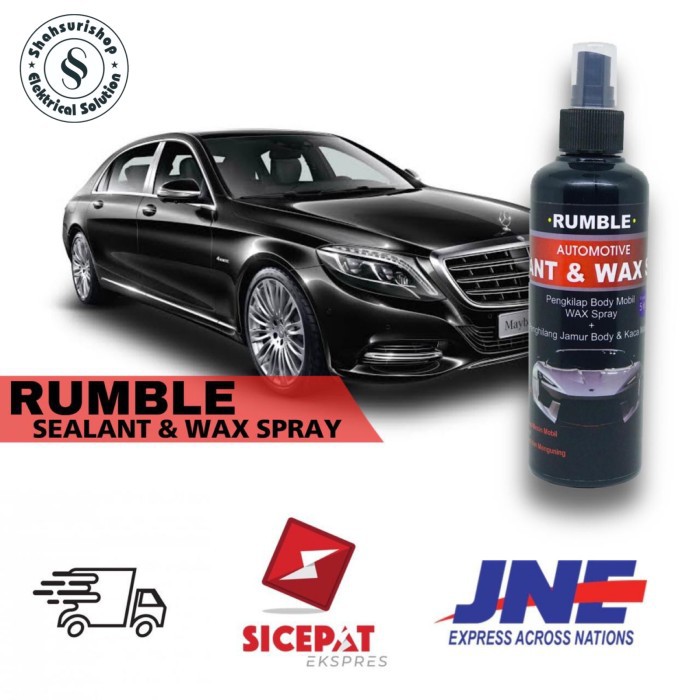 RUMBLE SEALANT WAX SPRAY PENGKILAP BODY PENGHILANG JAMUR KACA MOBIL