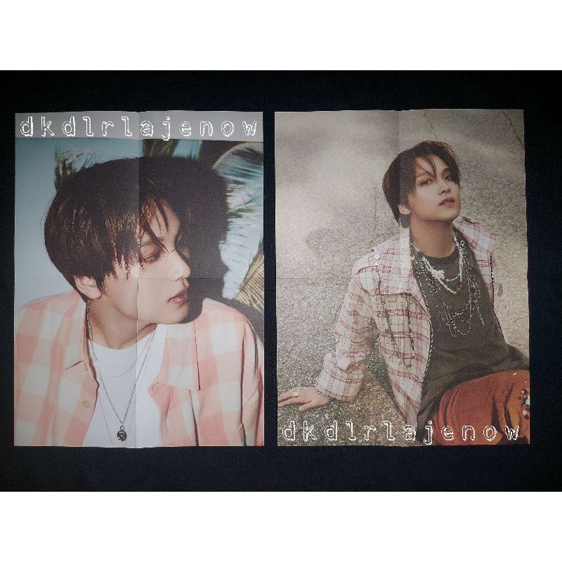 Folded Poster Haechan Boring & Chilling